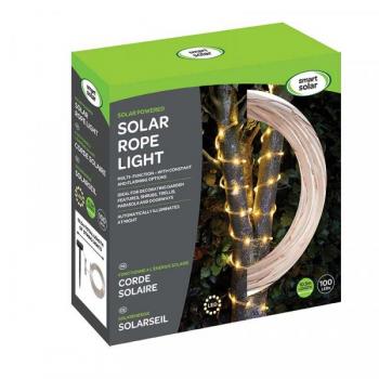 Solar-Lichtschlauch "Rope Light" | 100 LEDs | 10,50 m